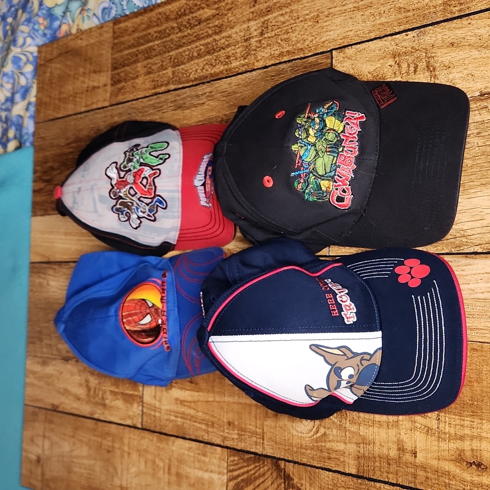 Kids(3-7) bundle of 4 hats